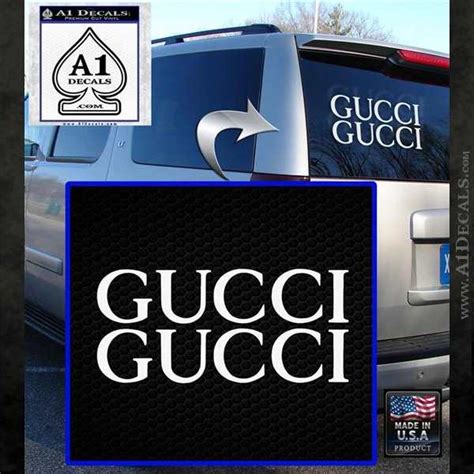 stickers gucci|gucci sticker for car.